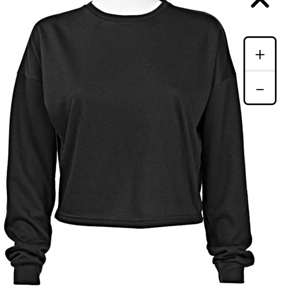 PoP fit Taylor sweater crop top